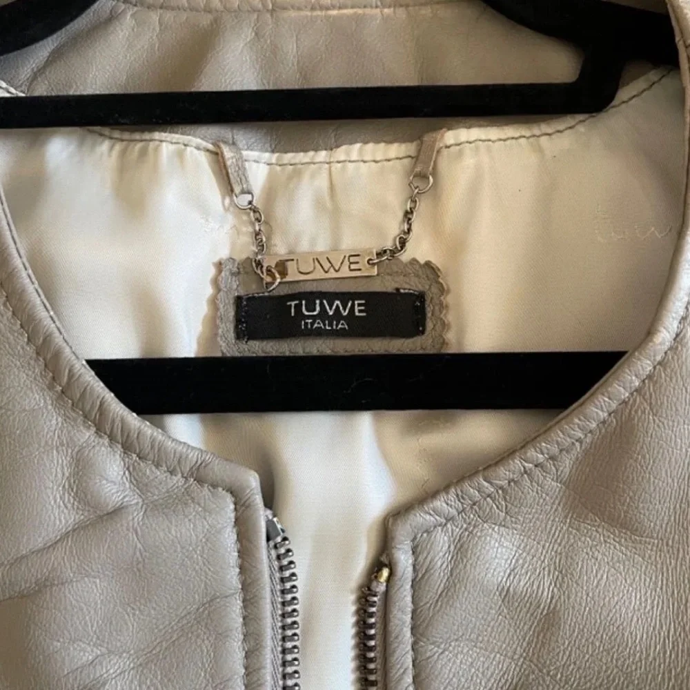 Tuwe lambskin leather jacket Size S/M - Picture 4 of 5